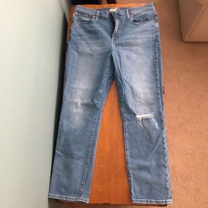 Madewell High Rise Slim Boy Jean
